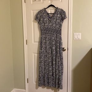 Floral Blue La Plage Dress